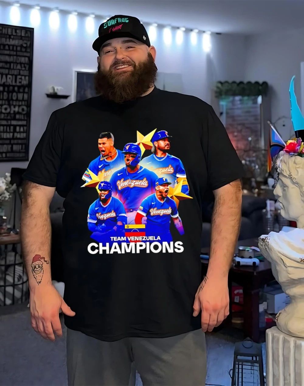 Team Venezuela baseball 2026 WBC Champions graphic shirt