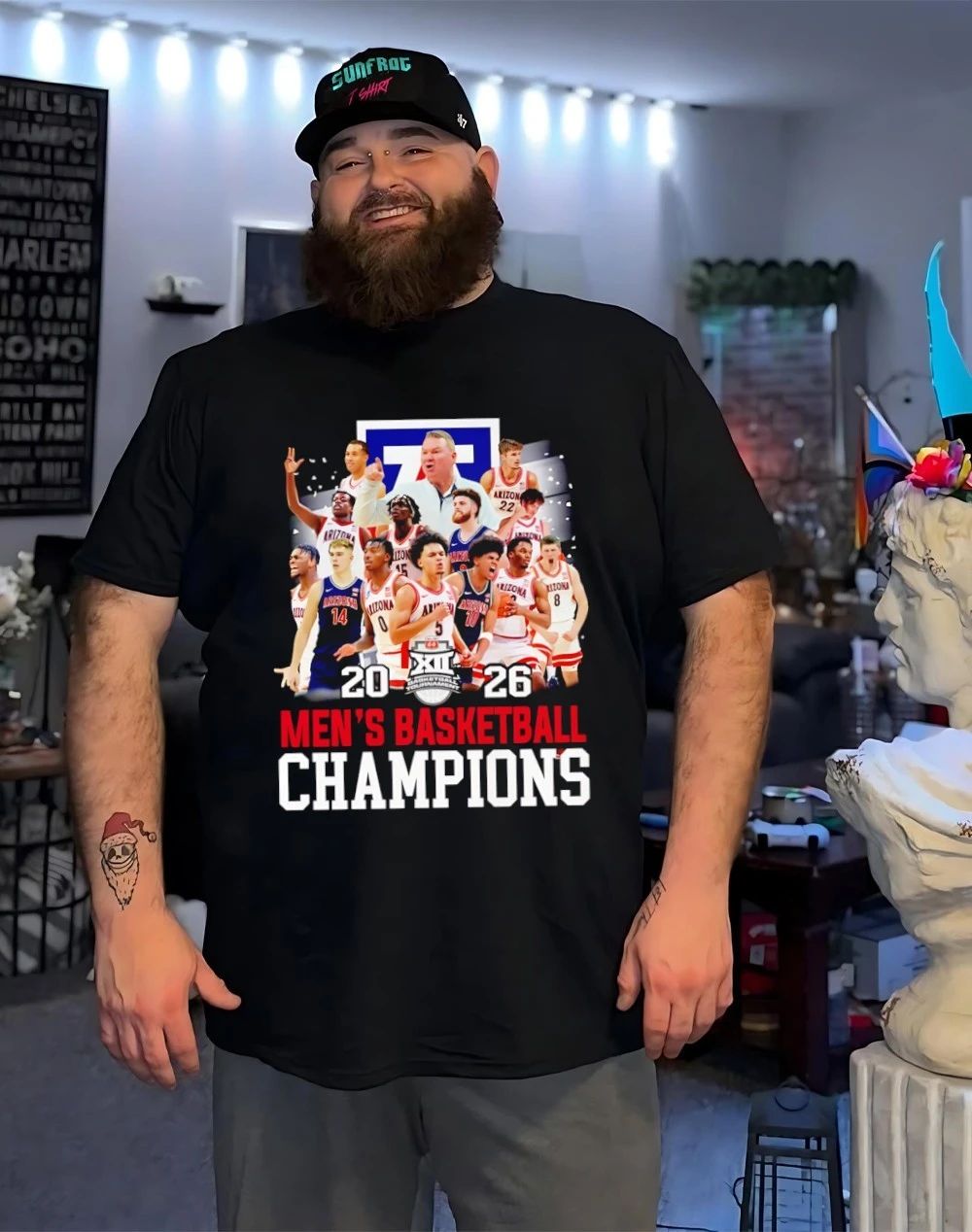 Arkansas Razorbacks SEC Men’s Basketball Tournament Champions 2026 graphic shirt