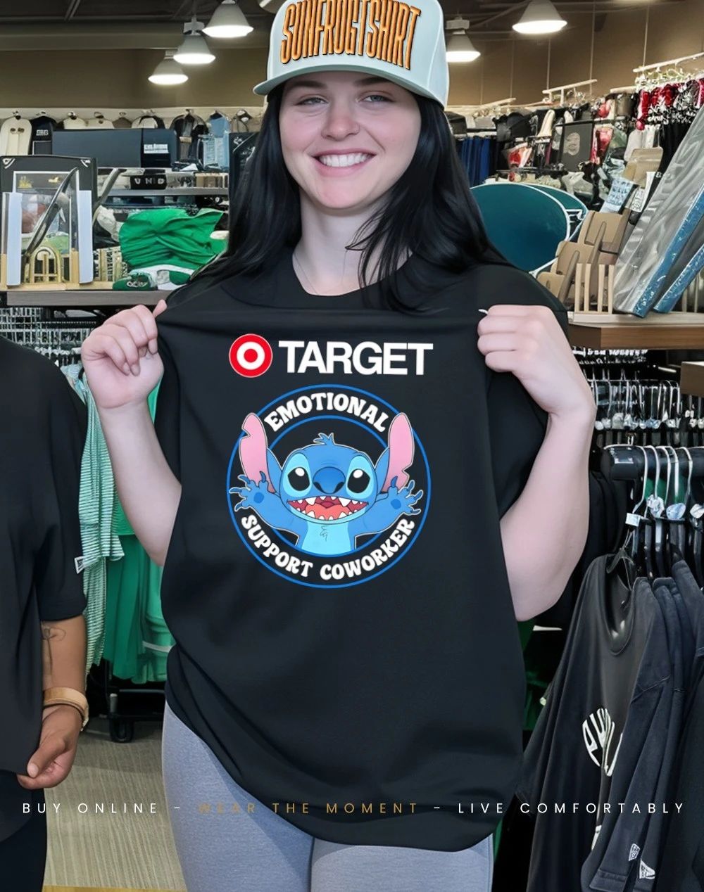 Target emotional support coworker Bluey shirt