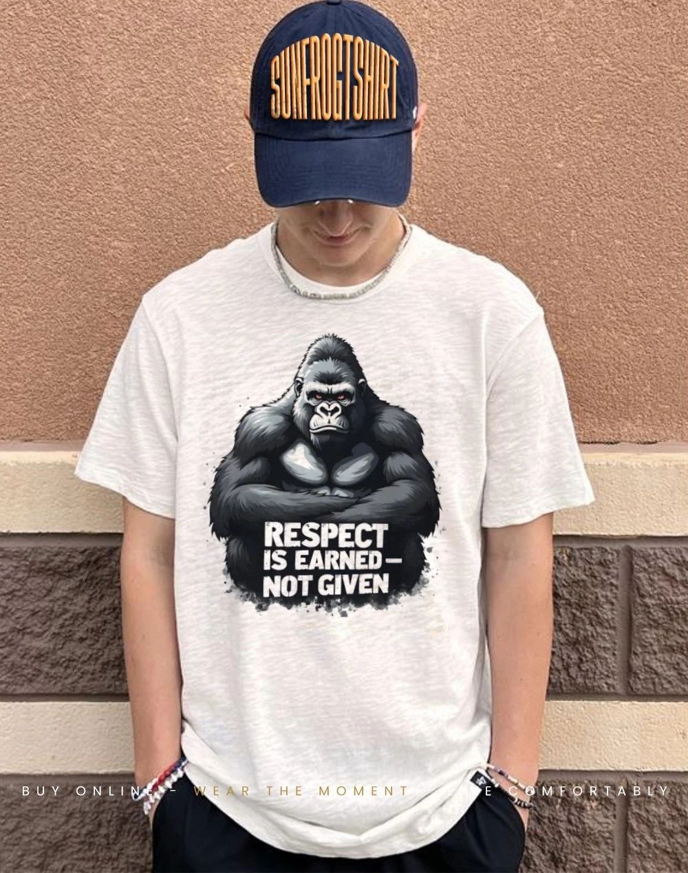 Bigfoot respect is earned not given graphic shirt