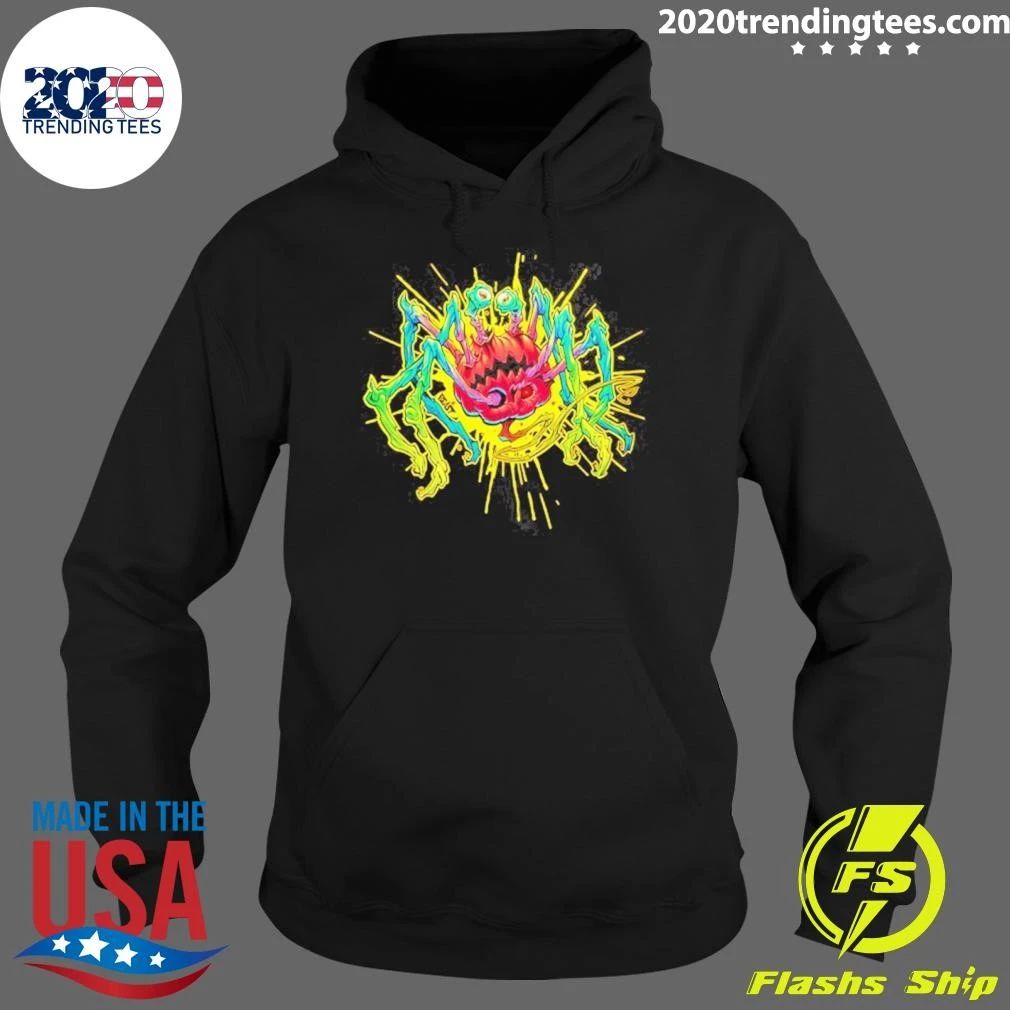 Pumpkin Spider Monster Spooky Halloween Shirt