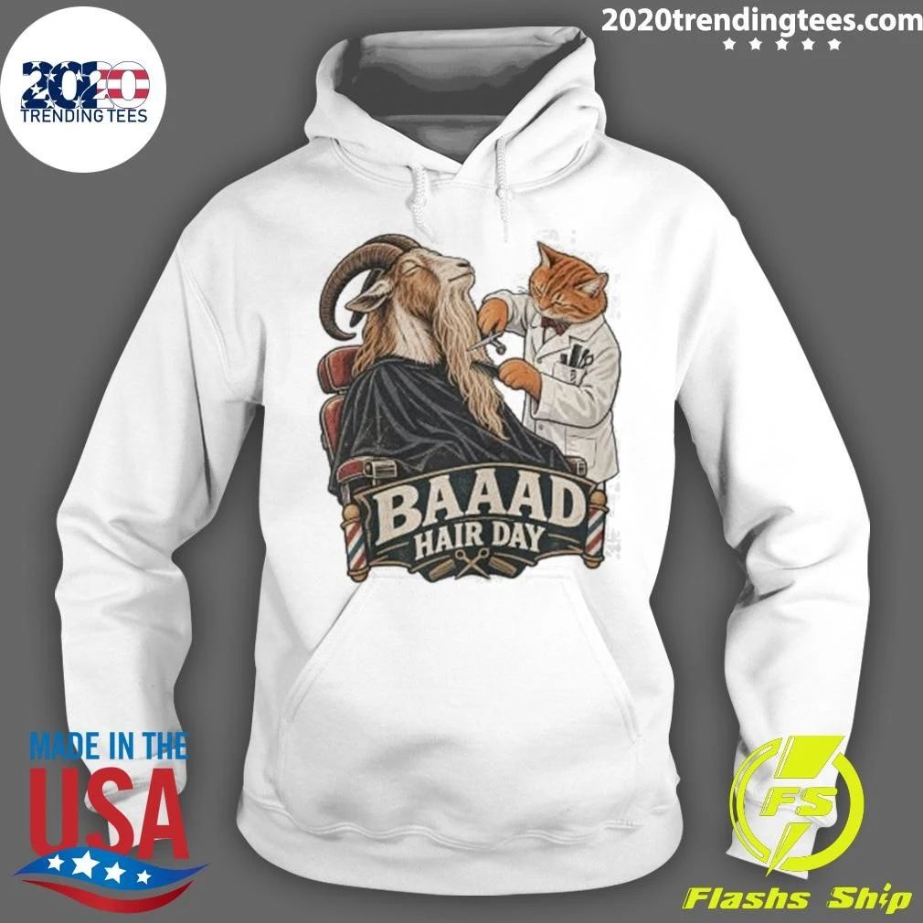 Cat Dad Ever Bad Hair Day Shirt