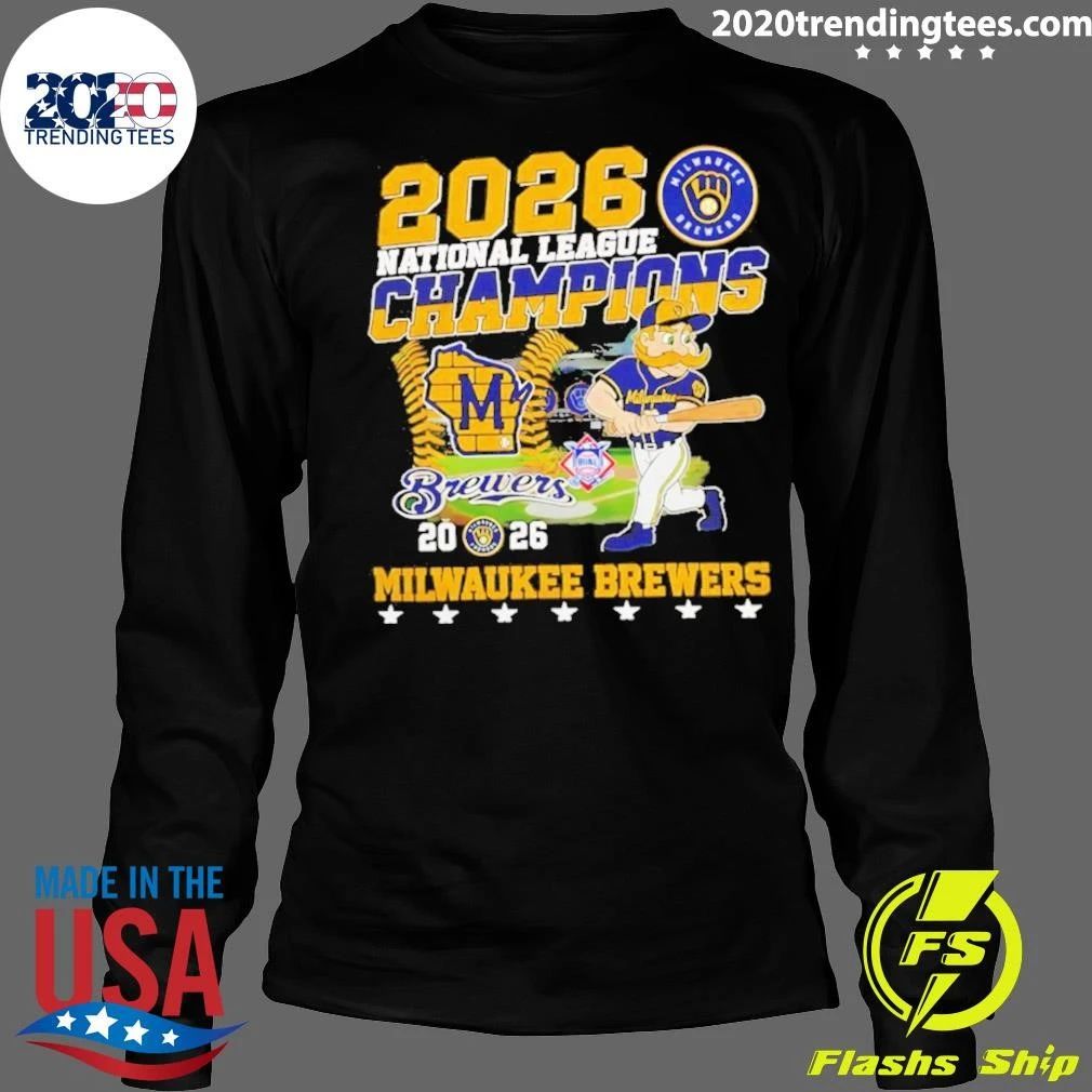 2026 National League Champions Milwaukee Brewers Mascot Shirt