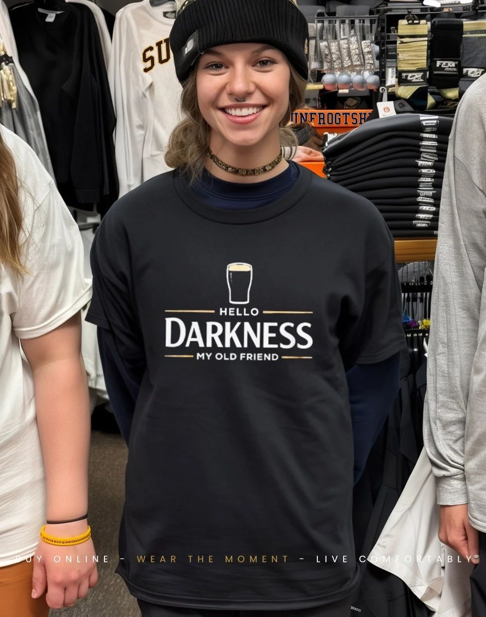 Hello Darkness my old friend good better shirt
