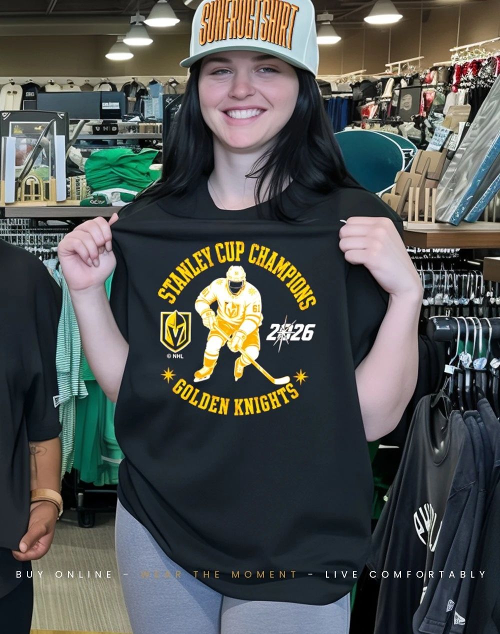 Vegas Golden Knights Stanley Cup Champions 2026 graphic shirt