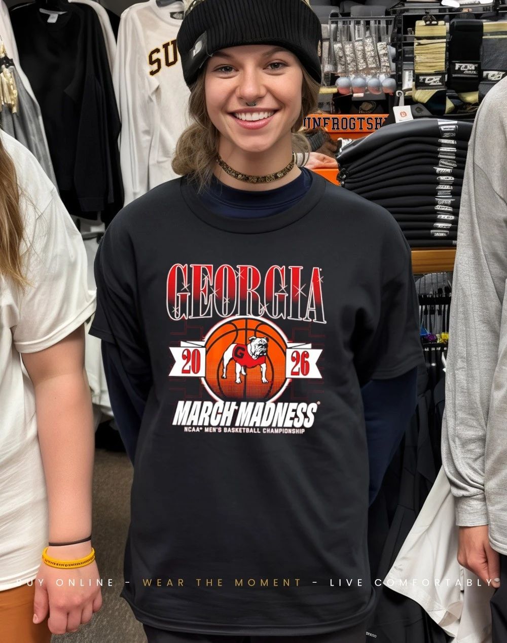Georgia Bulldogs MBB 2026 March Madness logo shirt