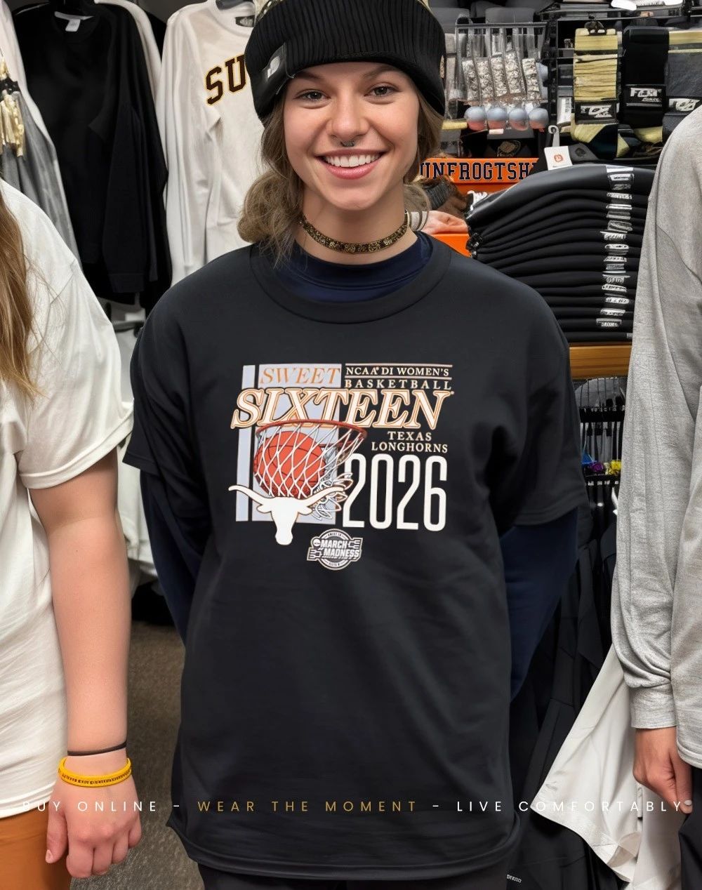 Texas Longhorns NCAA DI Women’s Basketball Sixteen 2026 shirt