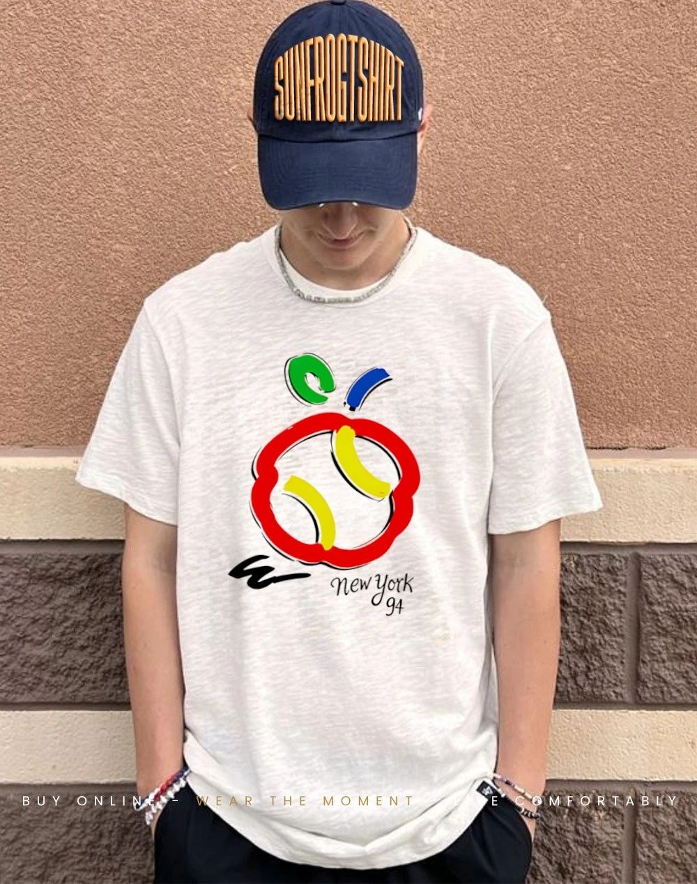 New York 94 logo paint shirt