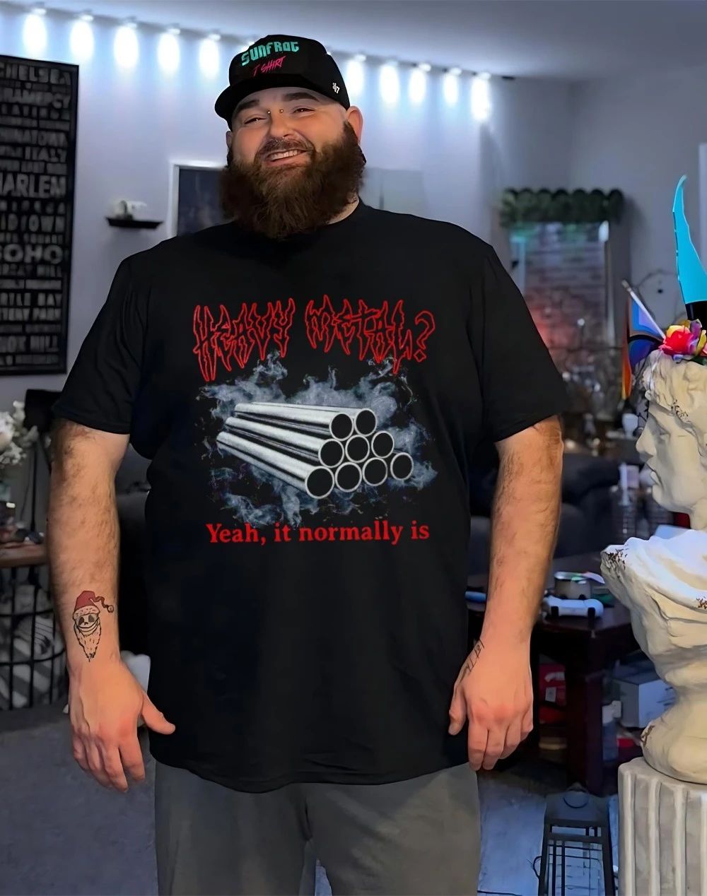 Heavy metal yeah it normally is shirt