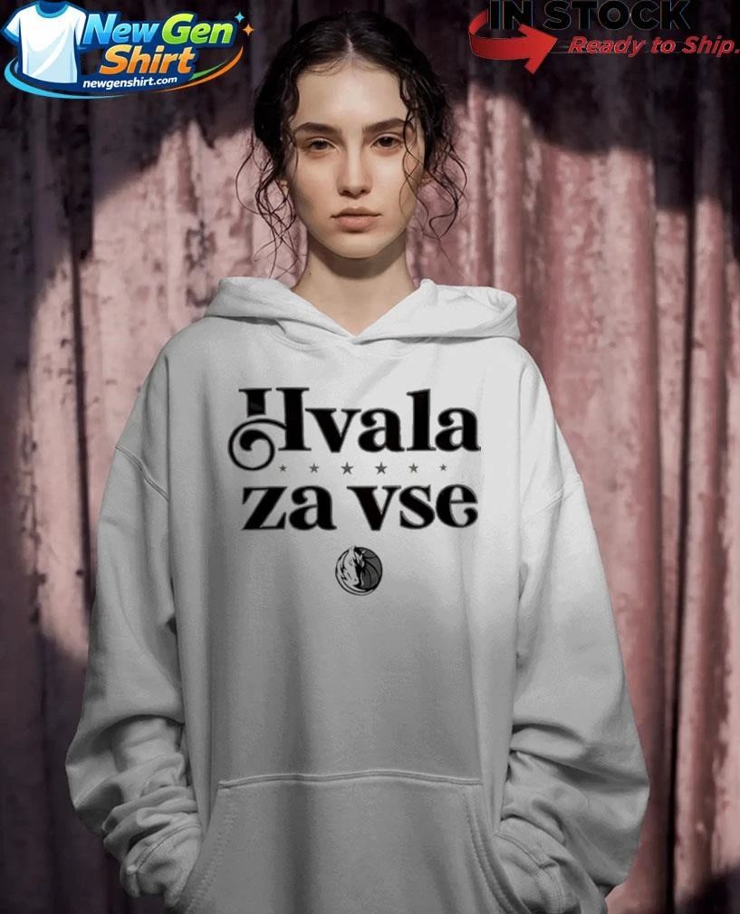 Dallas Mavericks Hvala Za Vse Logo Shirt