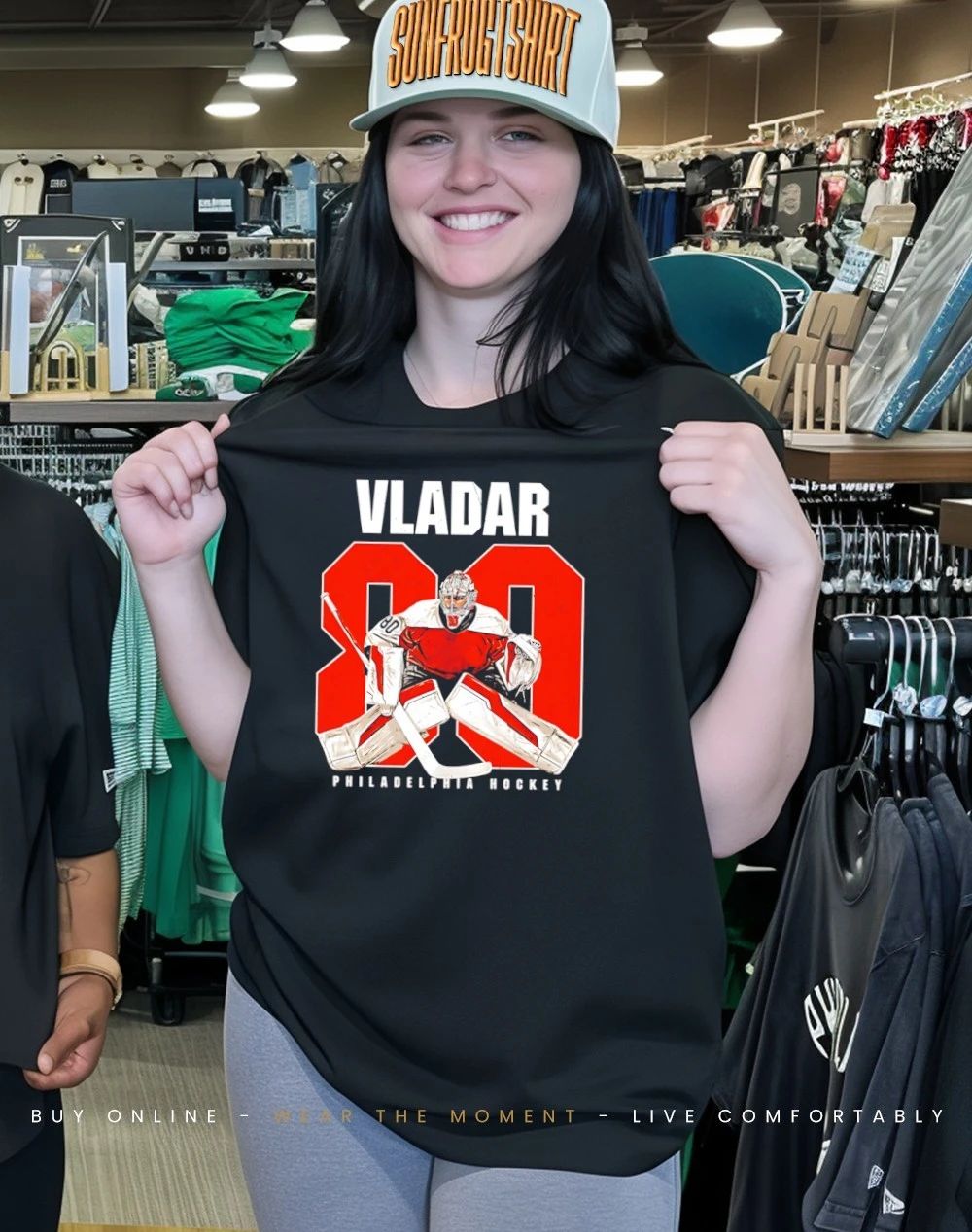 Dan Vladar Philadelphia Flyers Number shirt
