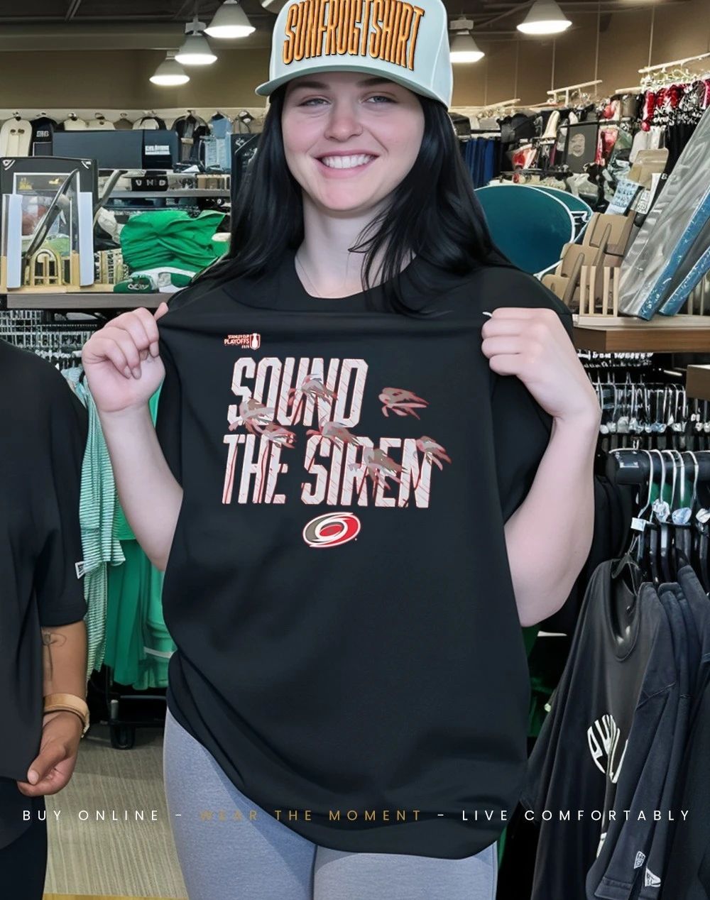 Official Carolina Hurricanes Sound The Siren NHL Playoff logo 2026 shirt