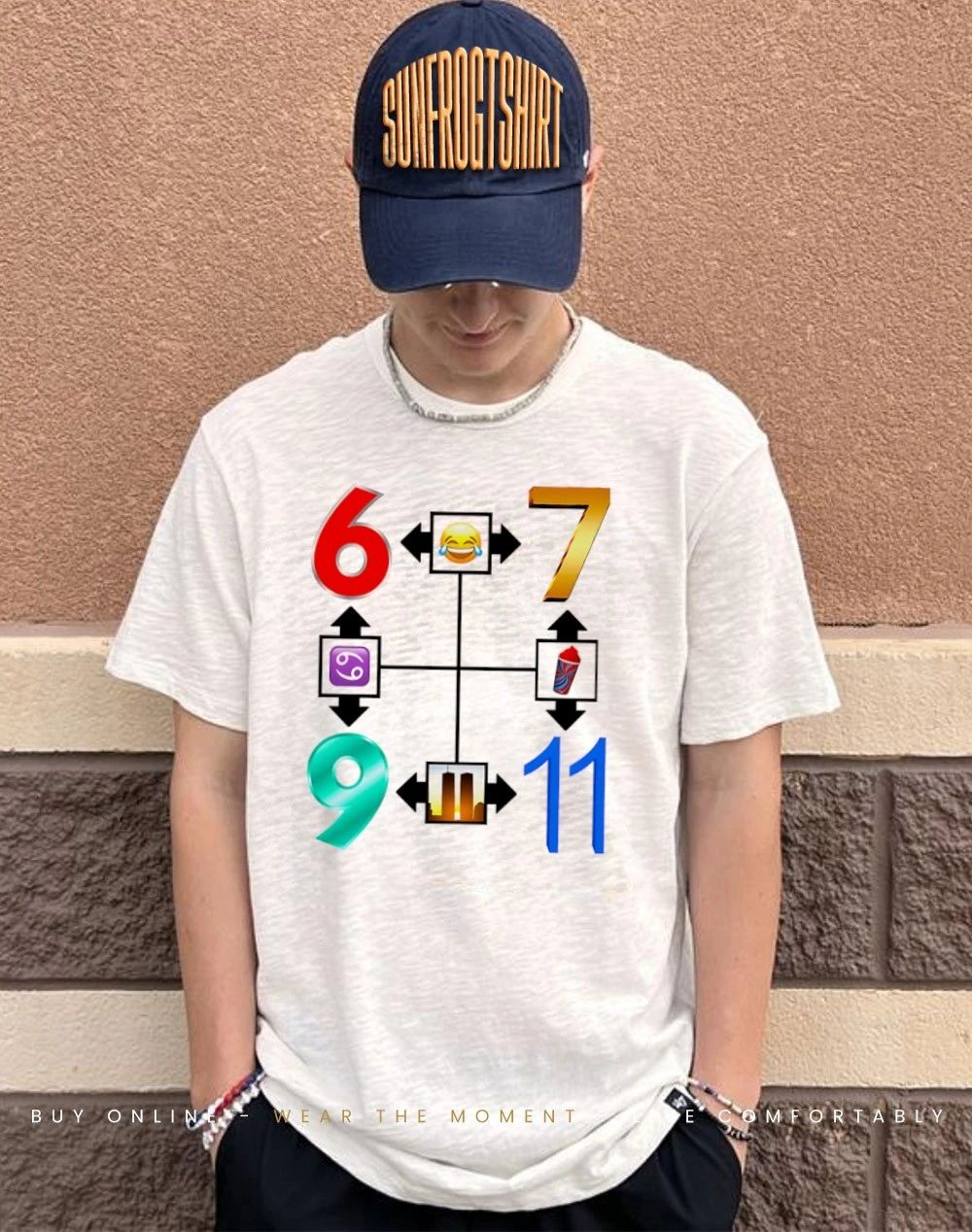 6-7 69 9.11 Clean Version icon shirt