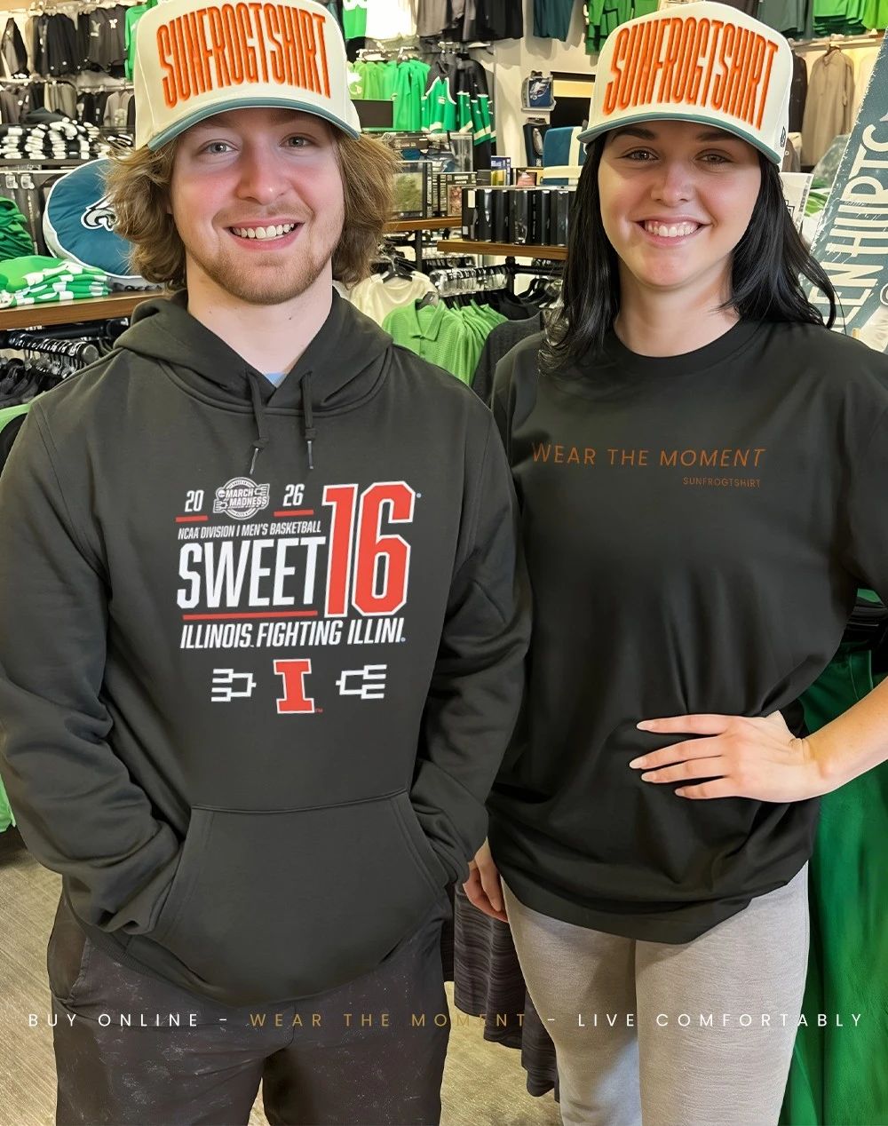 Illinois Fighting Illini 2026 NCAA March Madness Sweet 16 Bound shirt
