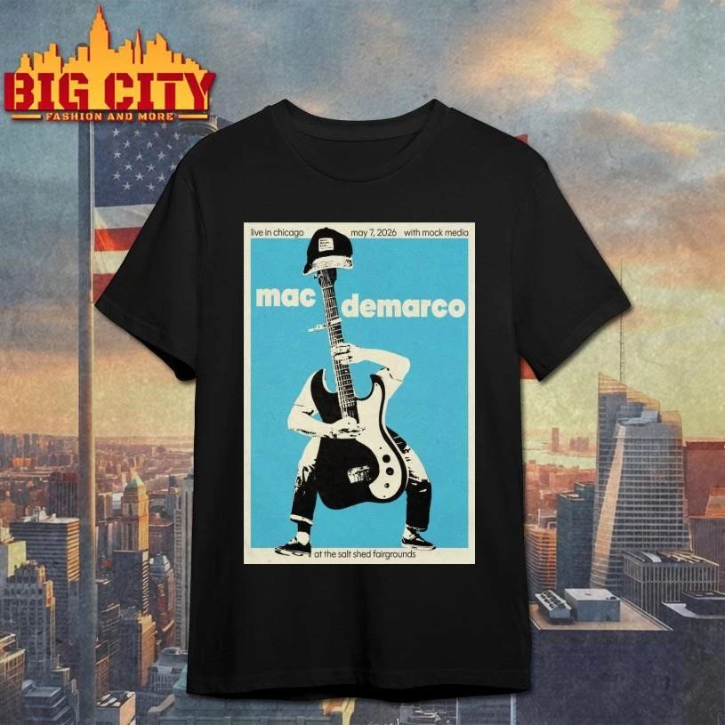 Mac Demarco The Salt Shed, Chicago IL May 7 2026 Poster Shirt