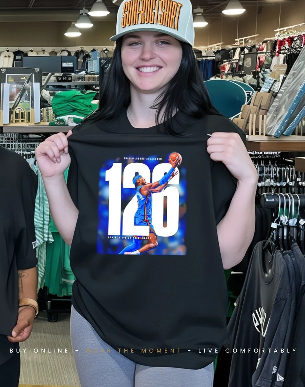 Shai Gilgeous-Alexander OKC Thunder 126 Consecutive 20-Point Games shirt