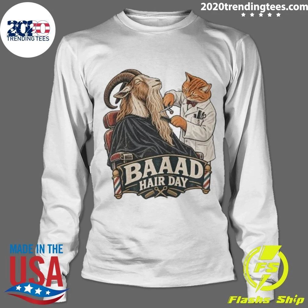 Cat Dad Ever Bad Hair Day Shirt