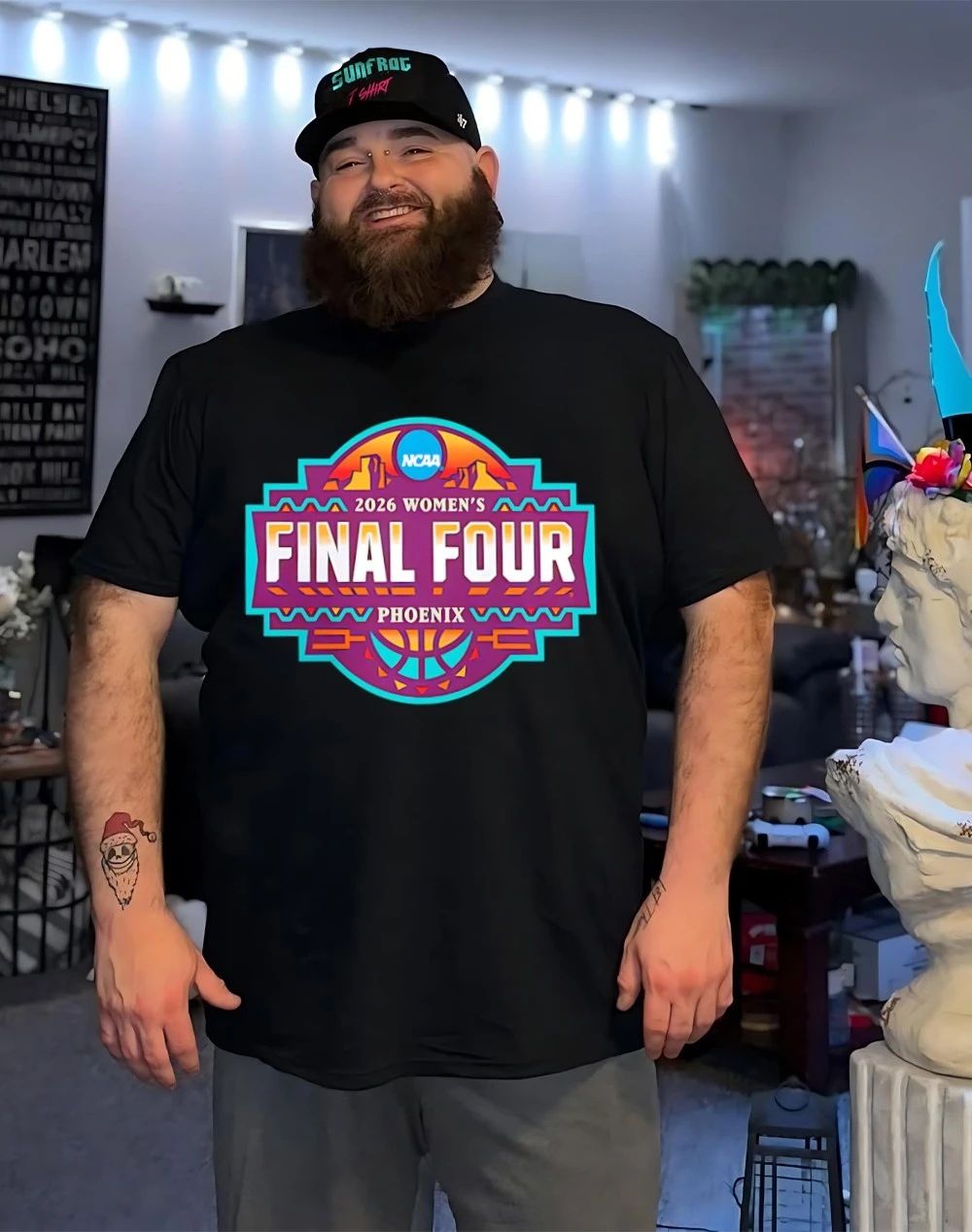 2026 NCAA Women’s Basketball Tournament March Madness Final Four Logo shirt