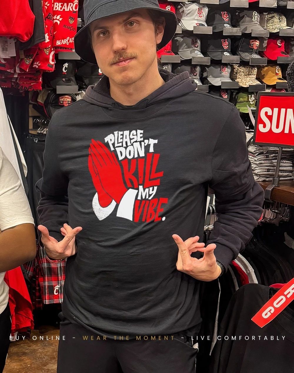 Please don’t kill my vibe pray shirt