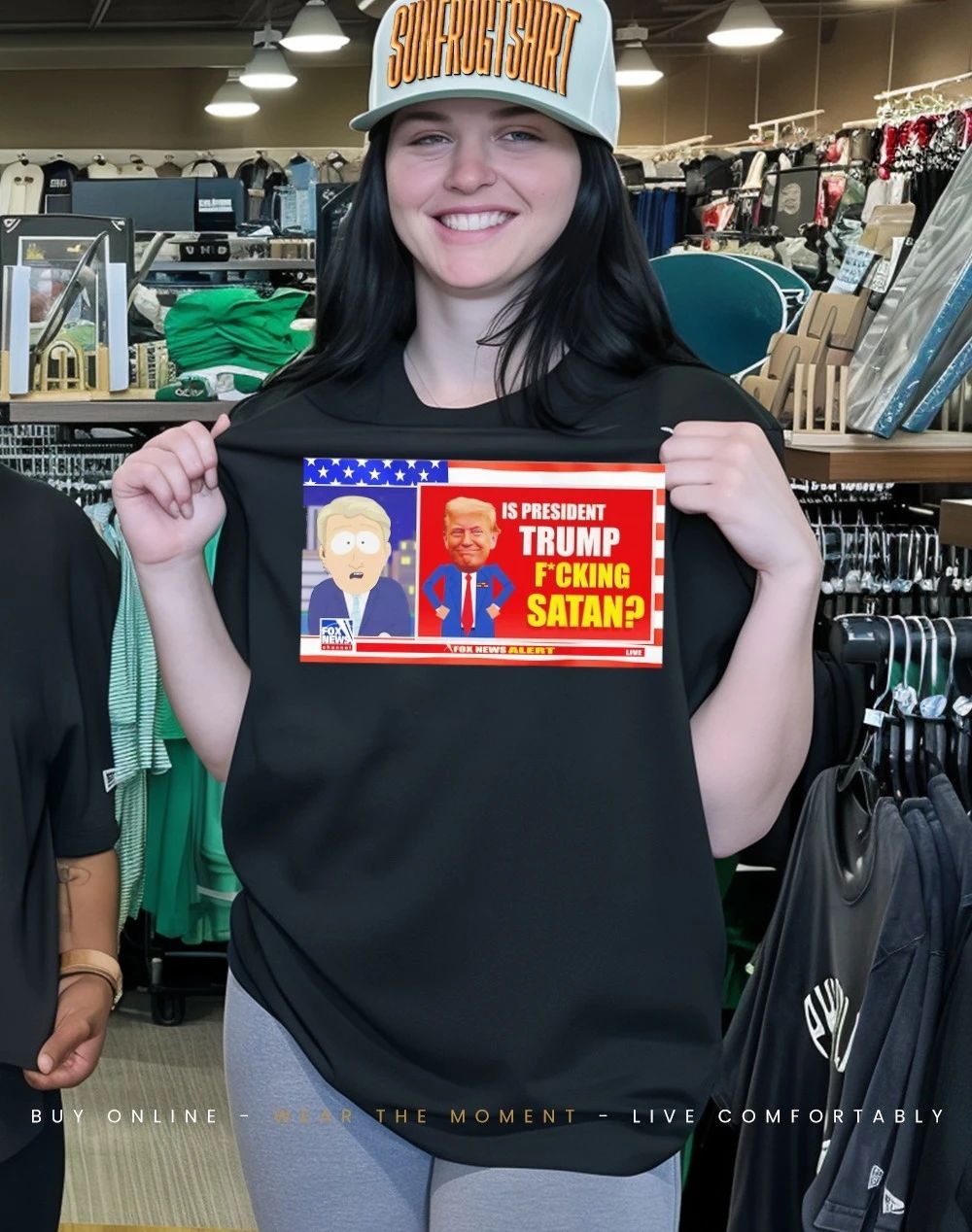 South Park news is president Trump fucking Satan shirt