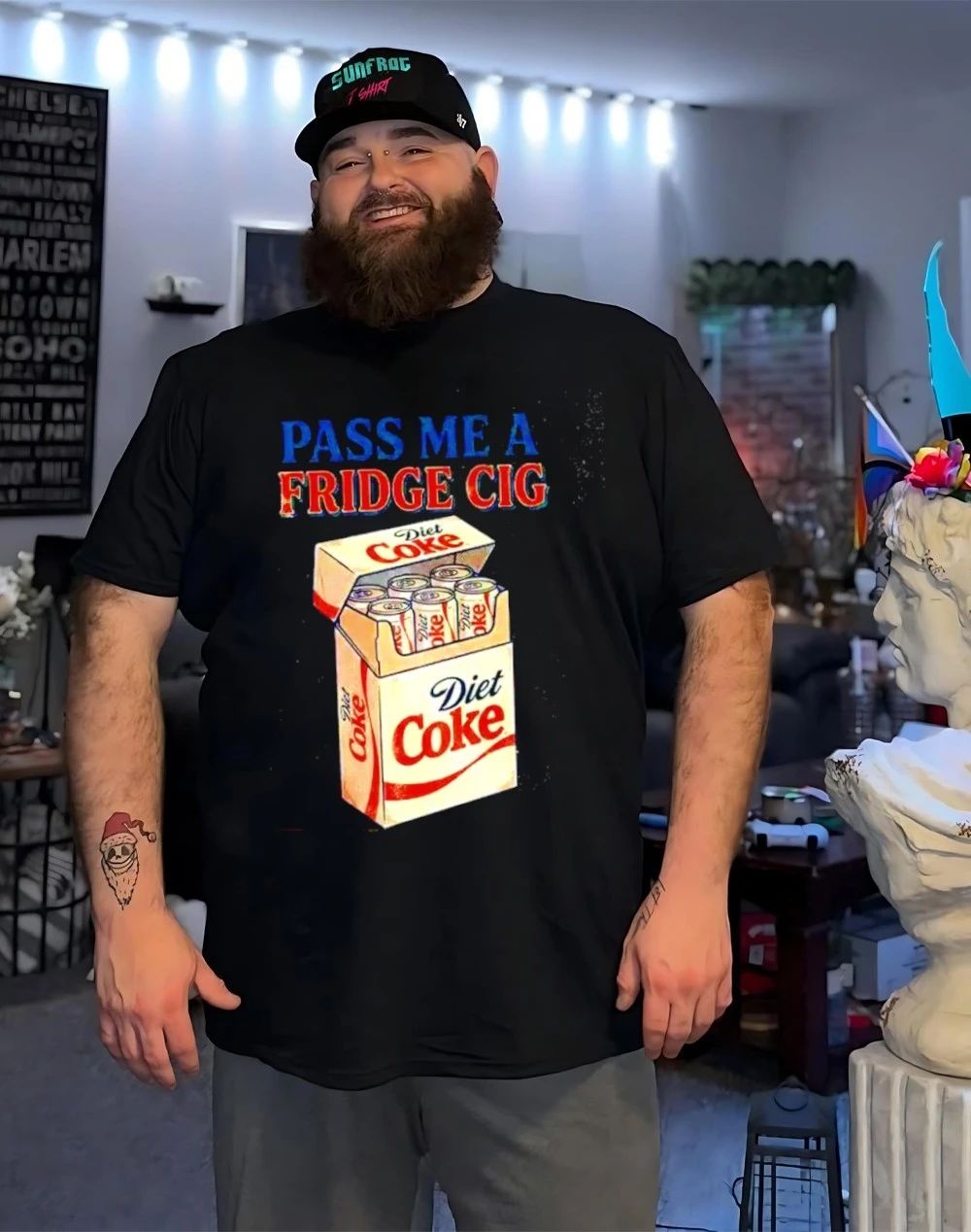 Pass Me A Fridge Cig Diet Coke shirt