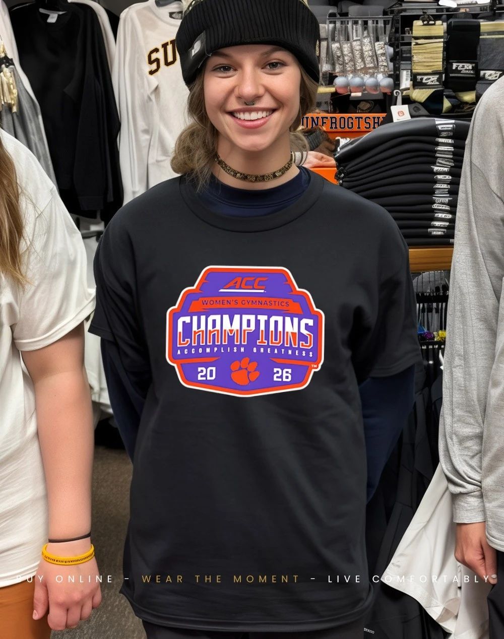 Clemson Tigers 2026 ACC Women’s Gymnastics Champions Locker Room shirt