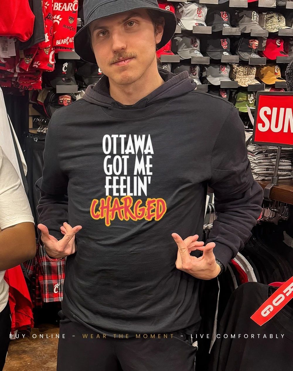 Ottawa got me feelin Charged hockey shirt