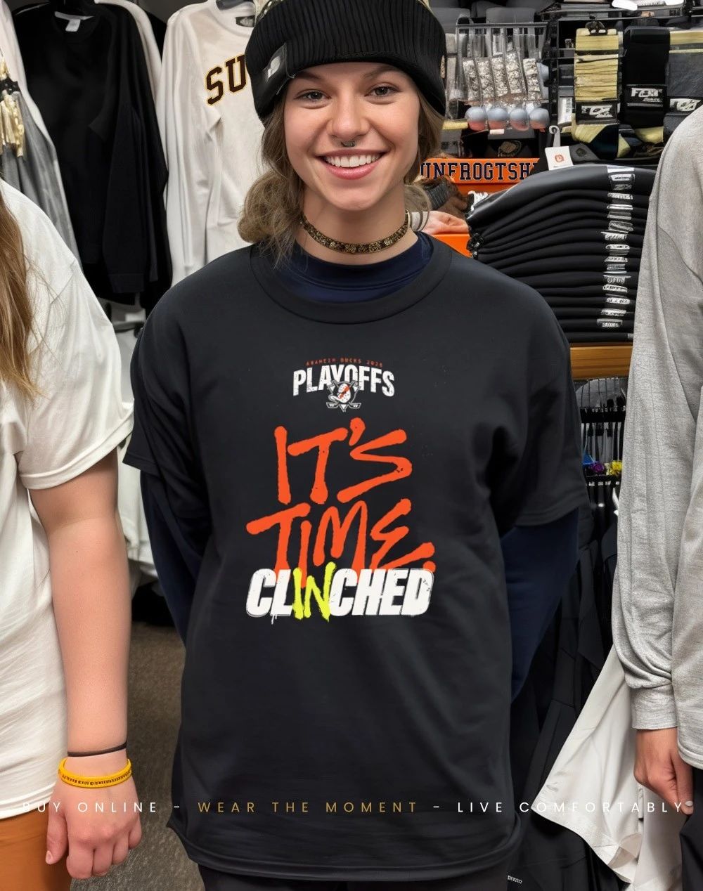Anaheim Ducks It’s Time Clinched 2026 Playoffs shirt