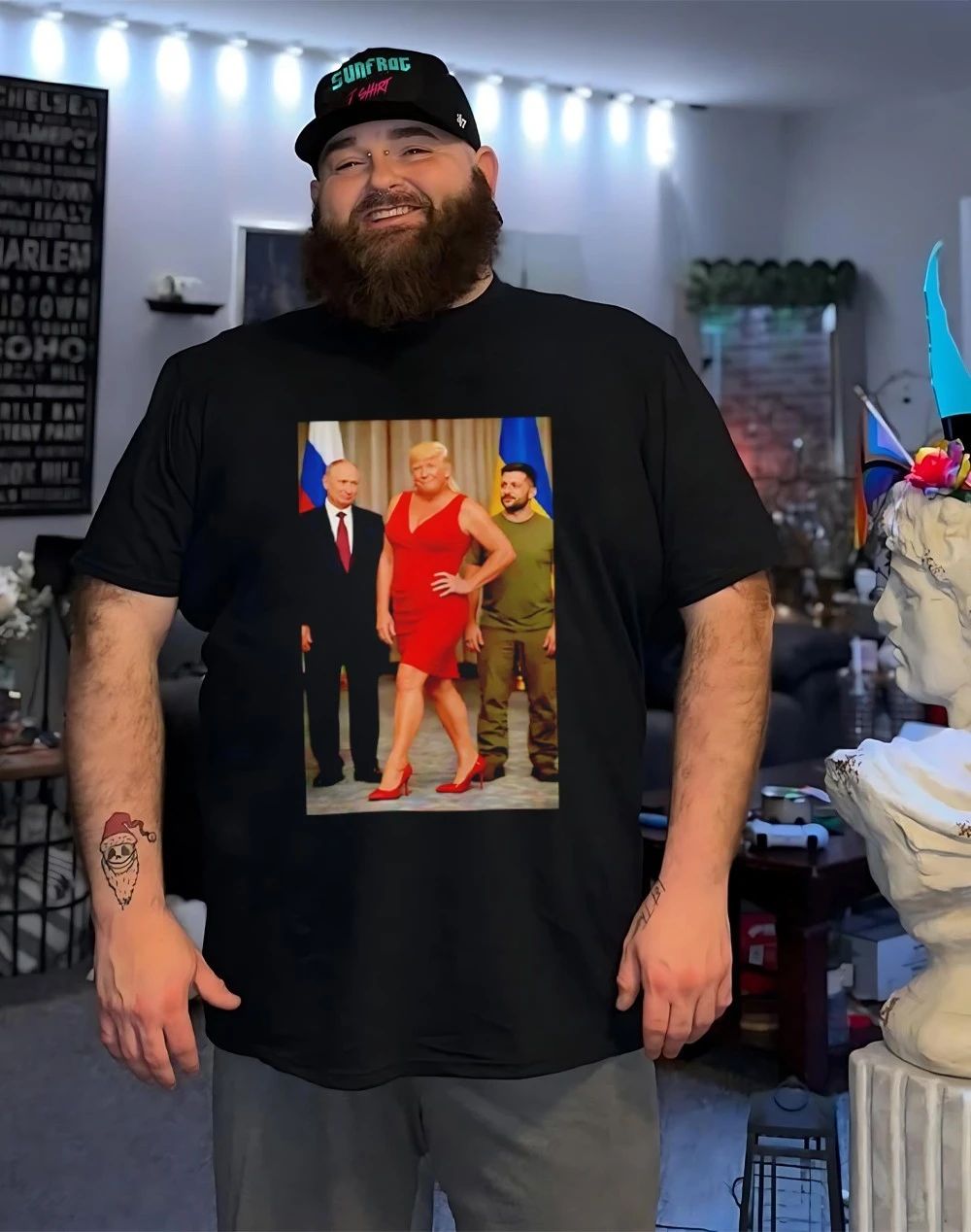 Trump Lady Girl and Putin Zelensky Meme shirt