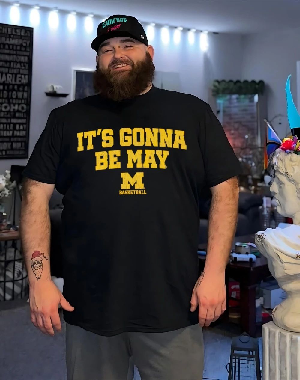 Michigan Basketball It’s Gonna Be May logo shirt