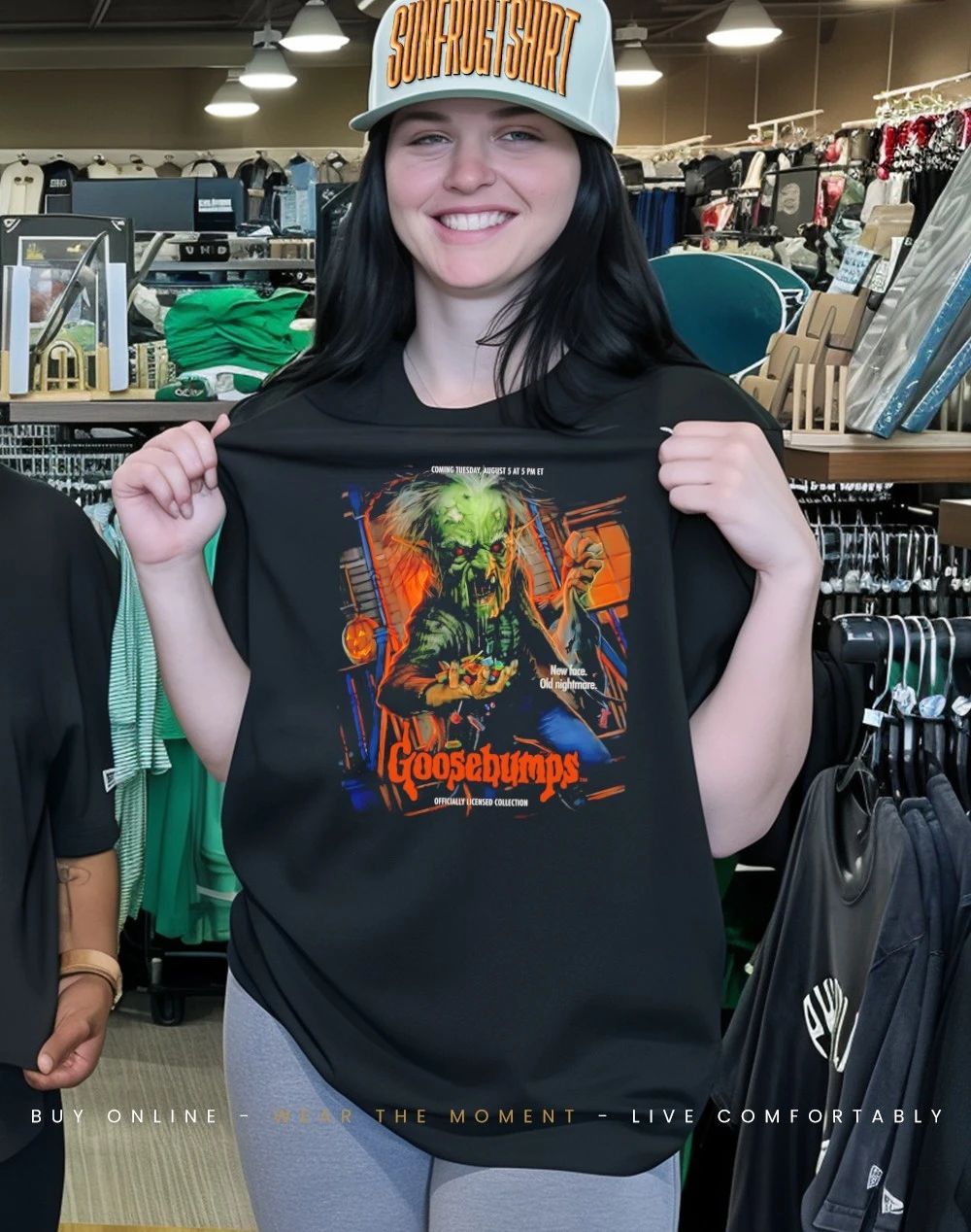 Goosebumps new face old nightmare Halloween shirt