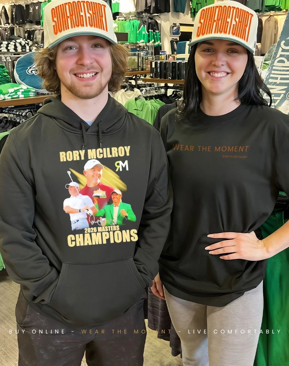 Rory Mcilroy 2026 Masters Champions signature shirt