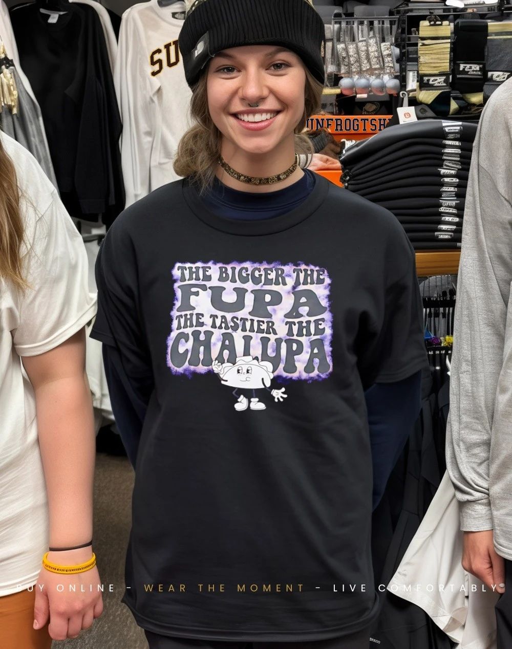 Taco the bigger the fupa the tastier the chalupa shirt
