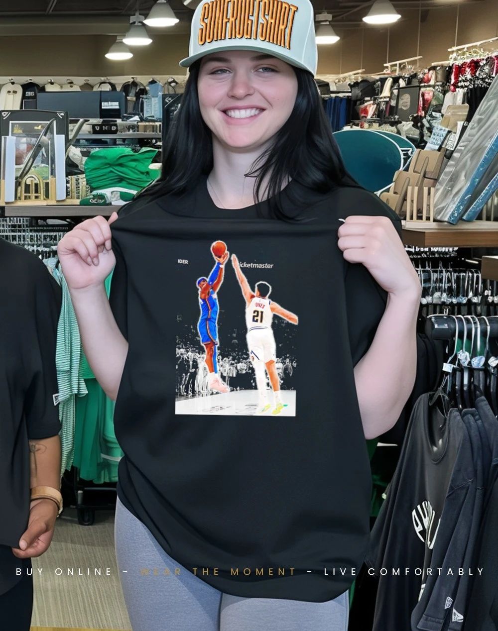 Shai Gilgeous-Alexander OKC Thunder vs Jones 21 graphic shirt