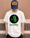 Spotifly Spotify parody logo shirt