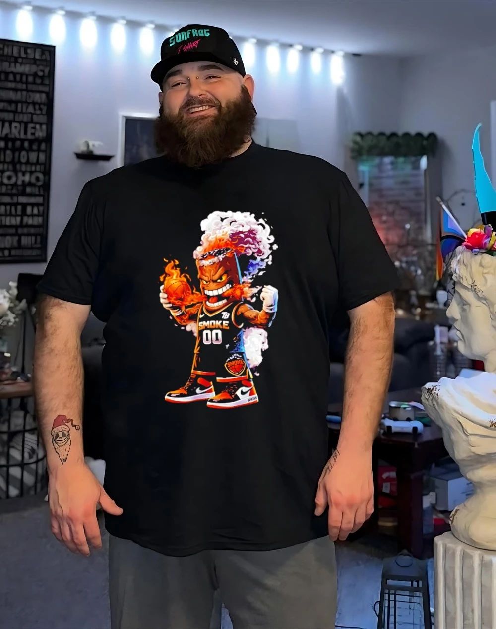 Strizzo tampa bay smoke cartoon shirt