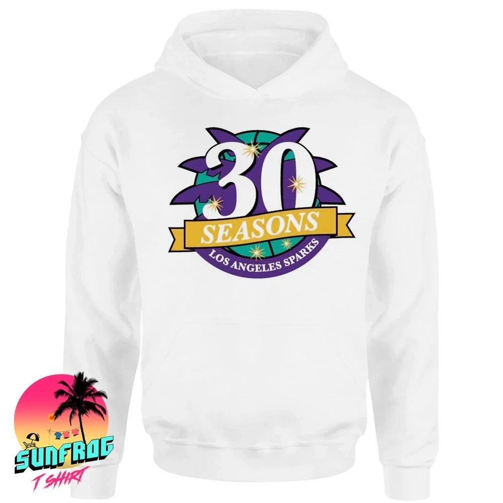 Los Angeles Sparks 30 Seasons badge 2026 shirt
