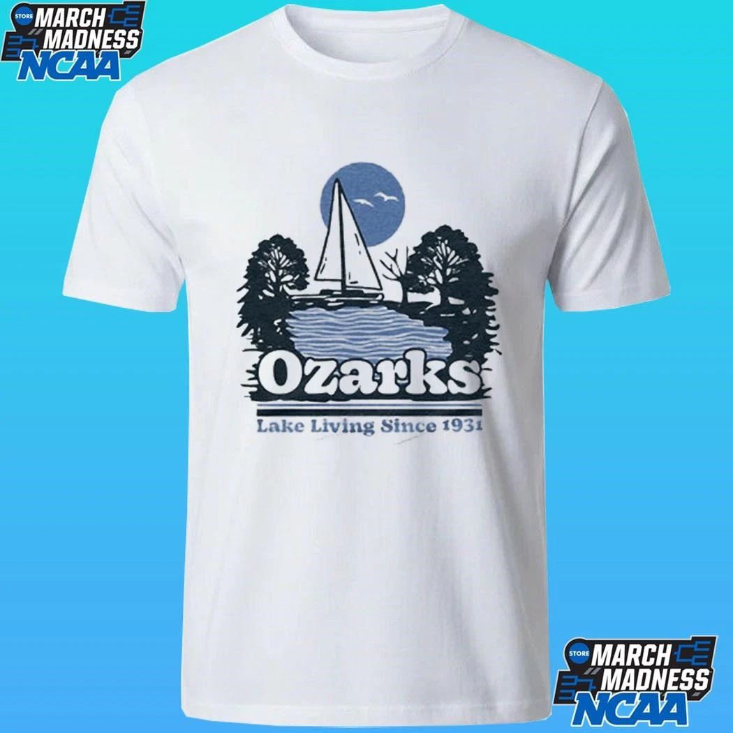 Ozarks Lake Living Since 1931 Blue Vintage Shirt