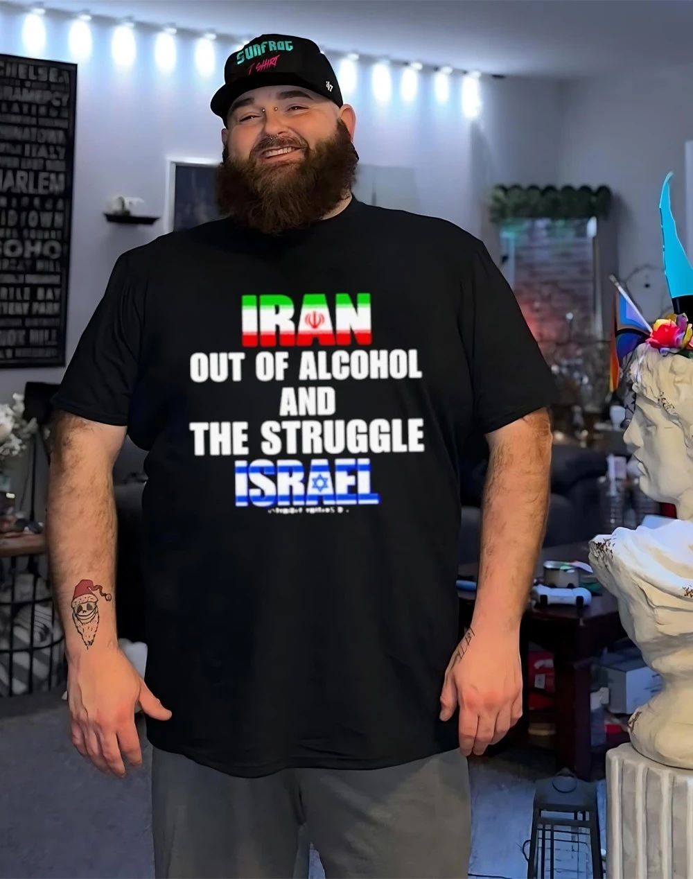 Iran Out Of Alcohol And The Struggle Israel Shirt