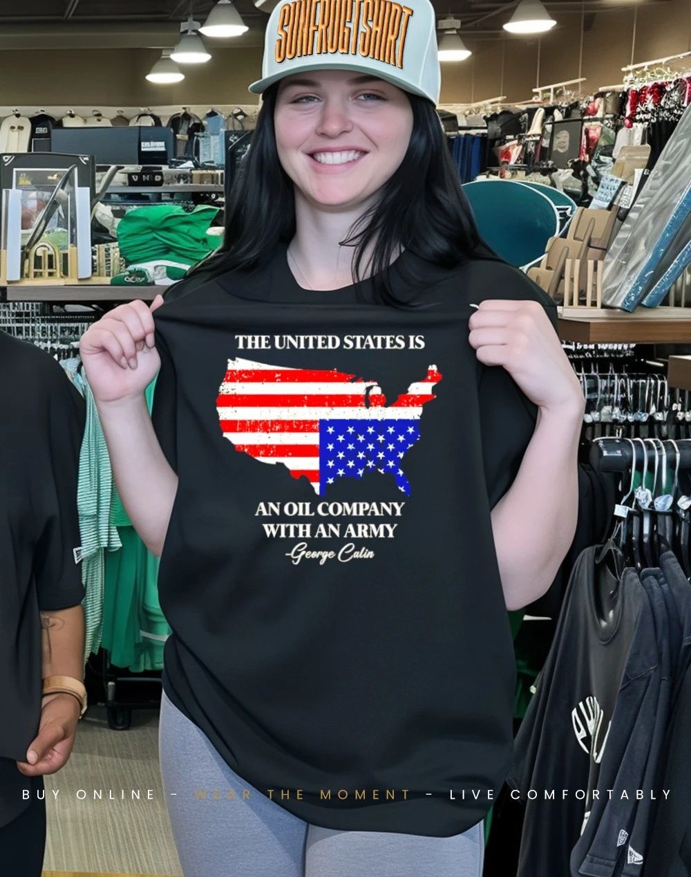The United States is an oil company with an army George Calin shirt