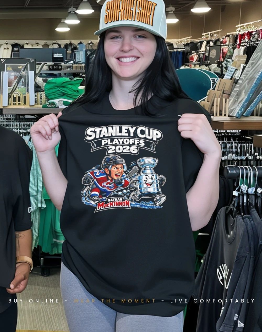 Nathan Mackinnon 2026 Stanley Cup Playoffs cartoon shirt