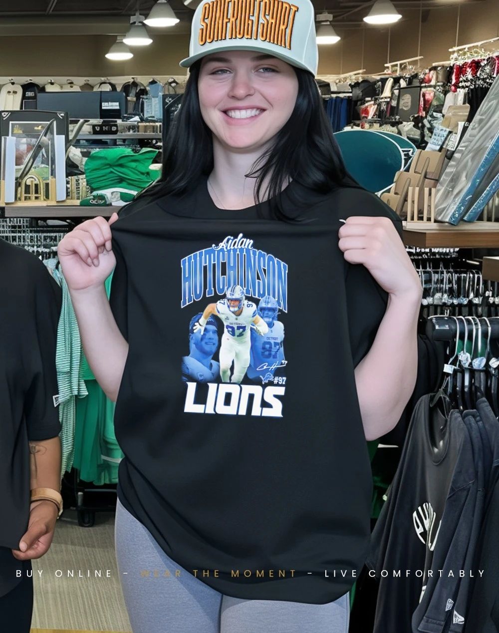 Detroit Lions Aidan Hutchinson Triple Pic shirt