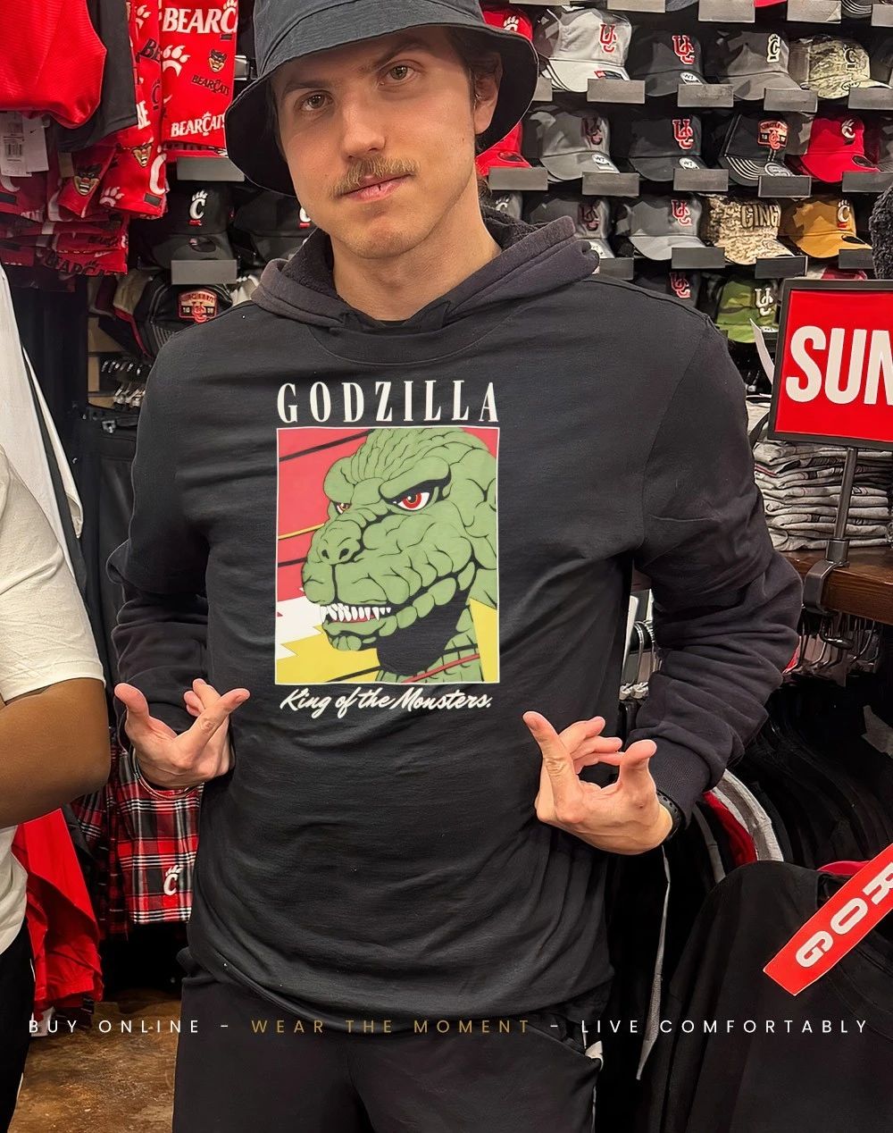 Godzilla king of the monsters graphic shirt
