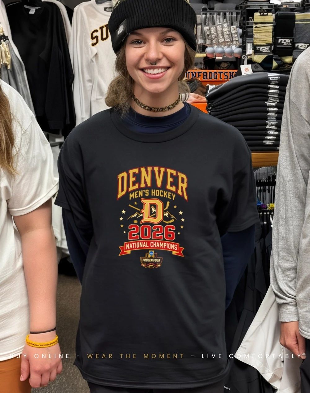 Denver Pioneers Men’s hockey National Champions 2026 shirt