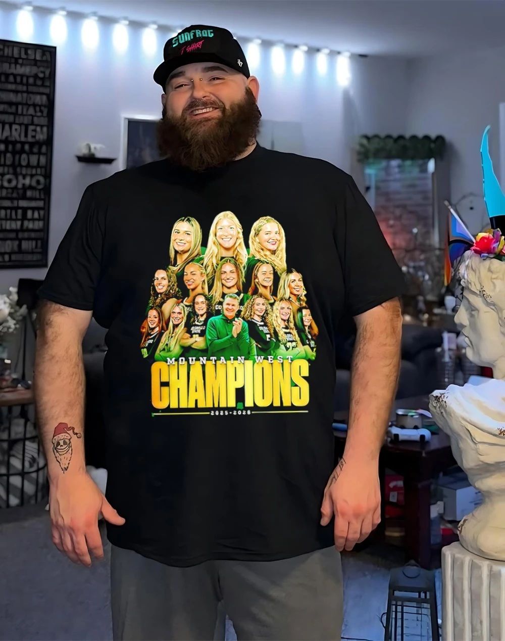 Colorado State Rams Mountain West Basketball Champions 2026 graphic shirt