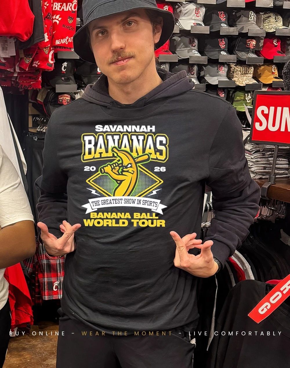 Savannah Bananas 2026 The Greatest Show In Sports Banana Ball World Tour shirt