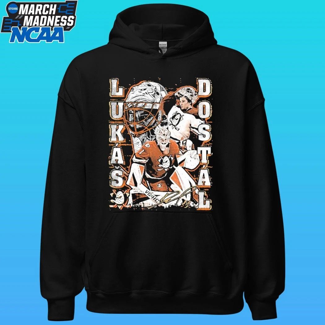 Anaheim Ducks Lukas Dostal The Dostwall Graphic Shirt