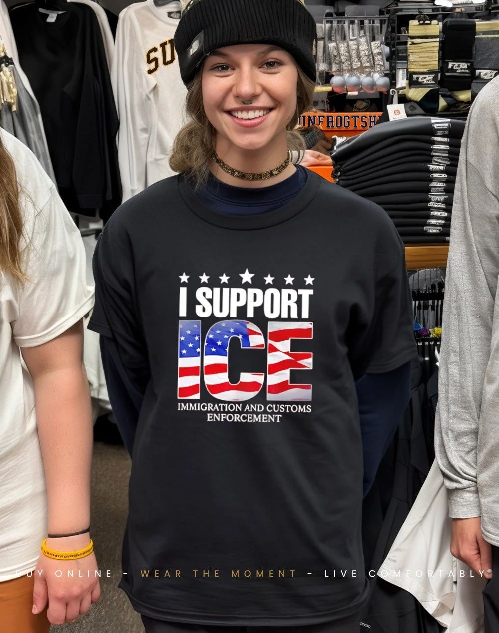 I Support ICE Immigration And Customs Enforcement shirt