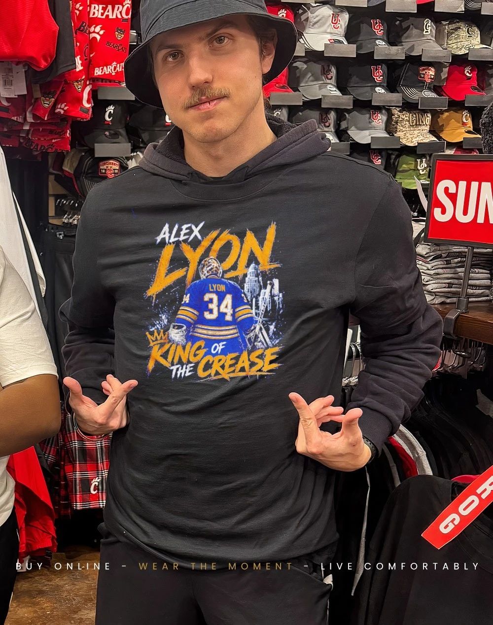 Buffalo Sabres Alex Lyon King of the Crease shirt