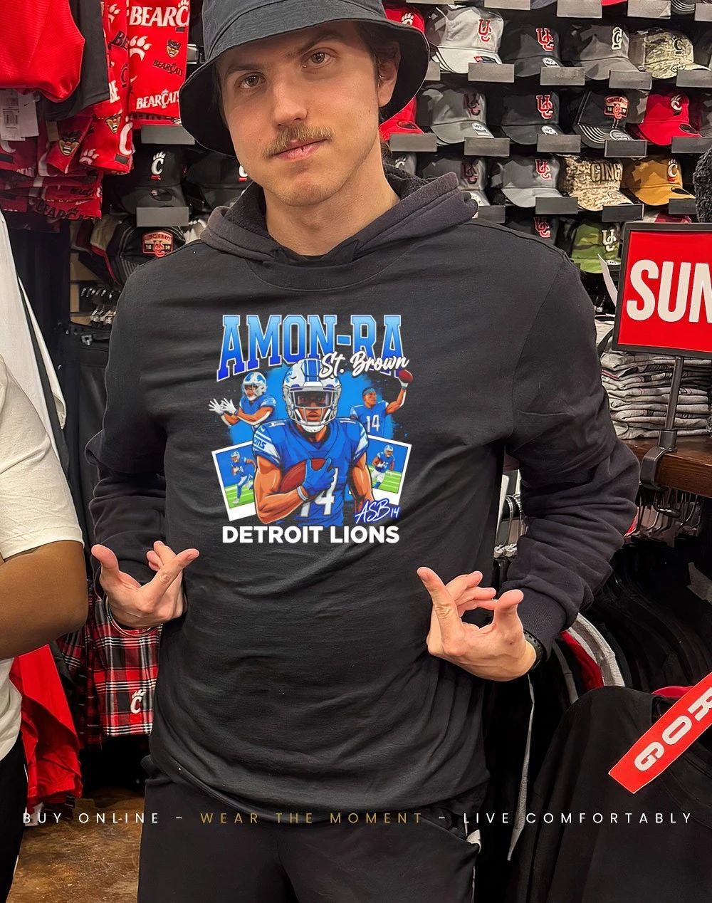 Amon-Ra St. Brown Detroit Lions Vintage Bootleg shirt